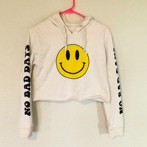 Urban Outfitters ‘No Bad Days’ Cropped Hoodie